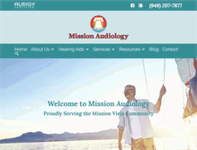 Tablet Screenshot of missionaudiology.com